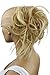 PRETTYSHOP Hairpiece Hair Rubber Scrunchie Scrunchy Updos VOLUMINOUS Wavy Messy Bun blonde mix #27H613 G20F