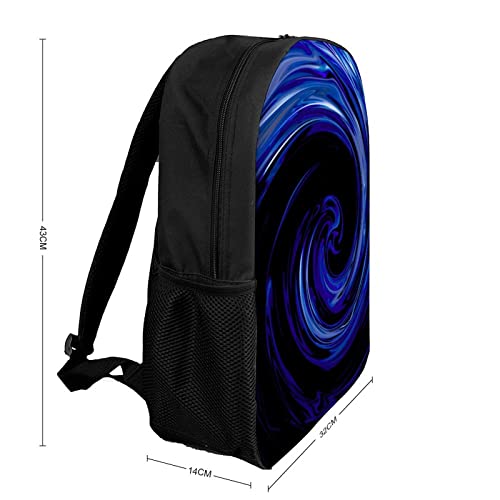 Sac à dos décontracté à la mode Swirl pour lycée et sorties - 2