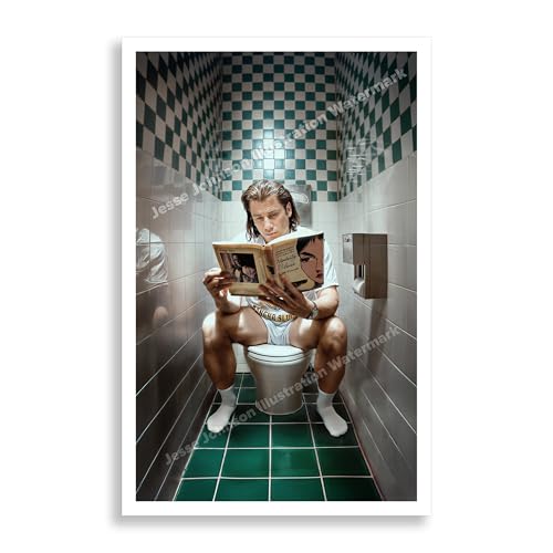 Bathroom Break // Vega Pulp Toilet Fiction Quentin Tarantino Samuel