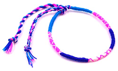 BALI PAPAYA Bracelet Brésilien Amitié Coton macramé Porte Bonheur Friendship A Nouer Rose Bleu Violet Cover