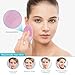 Facial Cleaning Brush, Xpreen Silicone Face Cleanser and Massager Brush - IPX7 Waterproof, USB Rechargeable, Portable Electric Sonic Facial Cleaner