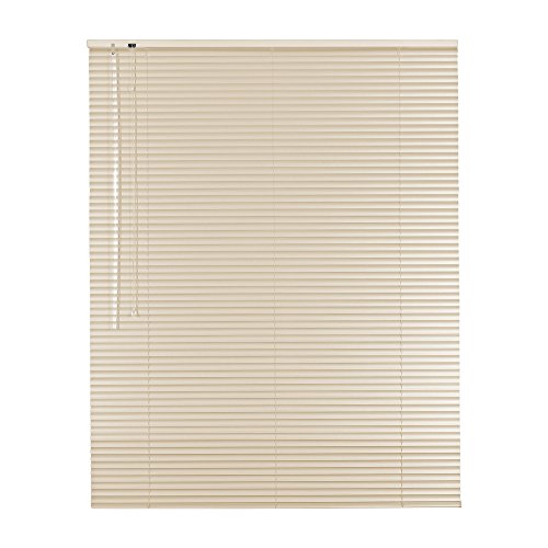 Original Easy-Shadow Aluminium Jalousie Jalousette Breite 30 x 150 cm Höhe in Farbe creme - Bedienseite links - Fensterjalousie Jalousien Alu-Jalousien Alu-Jalousetten Fenster Rollo Lamellenbreite 25 mm Lamellen / Maßanfertigung
