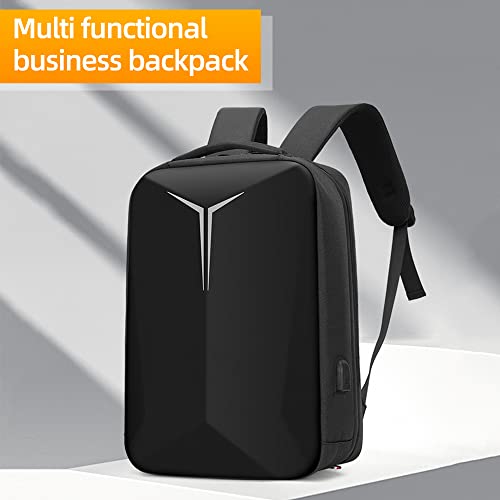 Mochila impermeável respirável de grande dade de 15,6 polegadas com faixa reflexiva porta USB extern