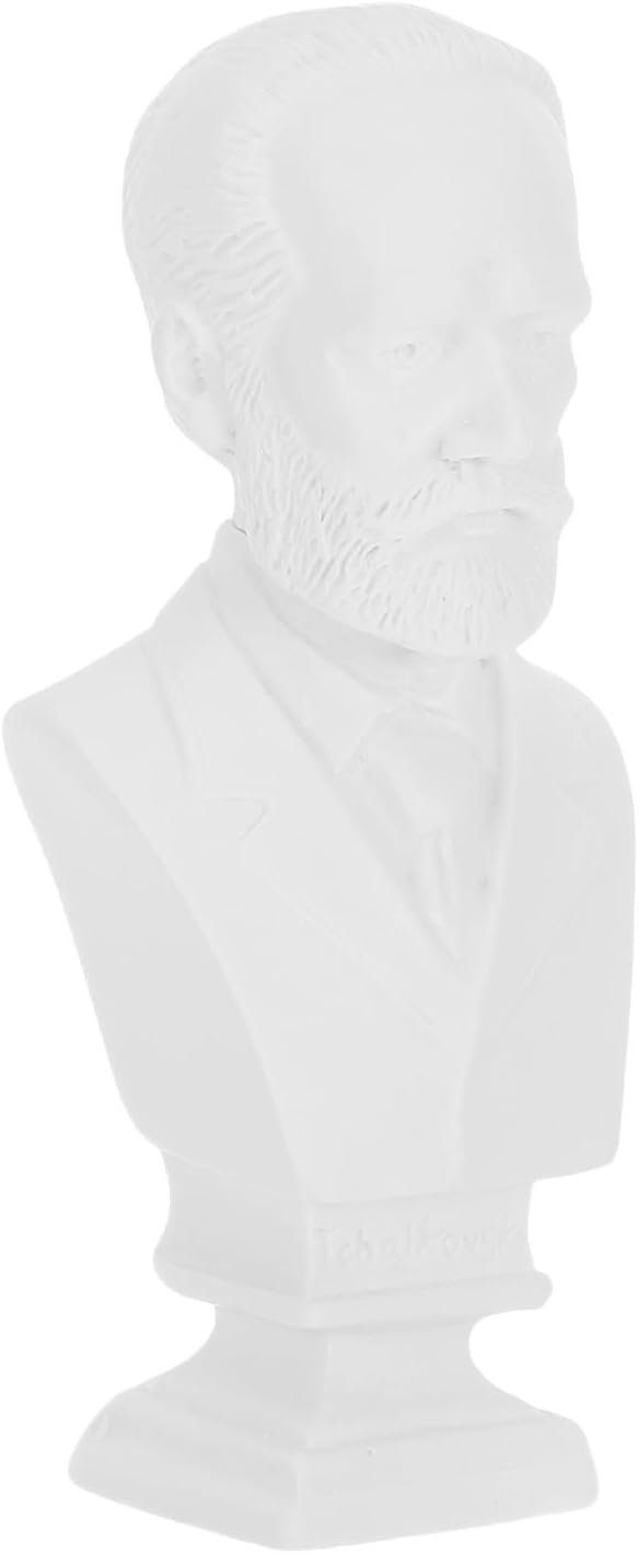 Gadpiparty Small Resin Bust Statue Desktop Decoration for Music Lovers