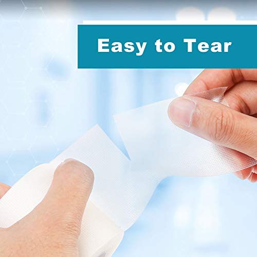 Lotfancy Transparent Medical Tape, 6Rolls 2Inch X 10Yards, Adhesive Clear Hypoallergenic Surgical Tape, Pe First Aid Tape For Wound thumb #3