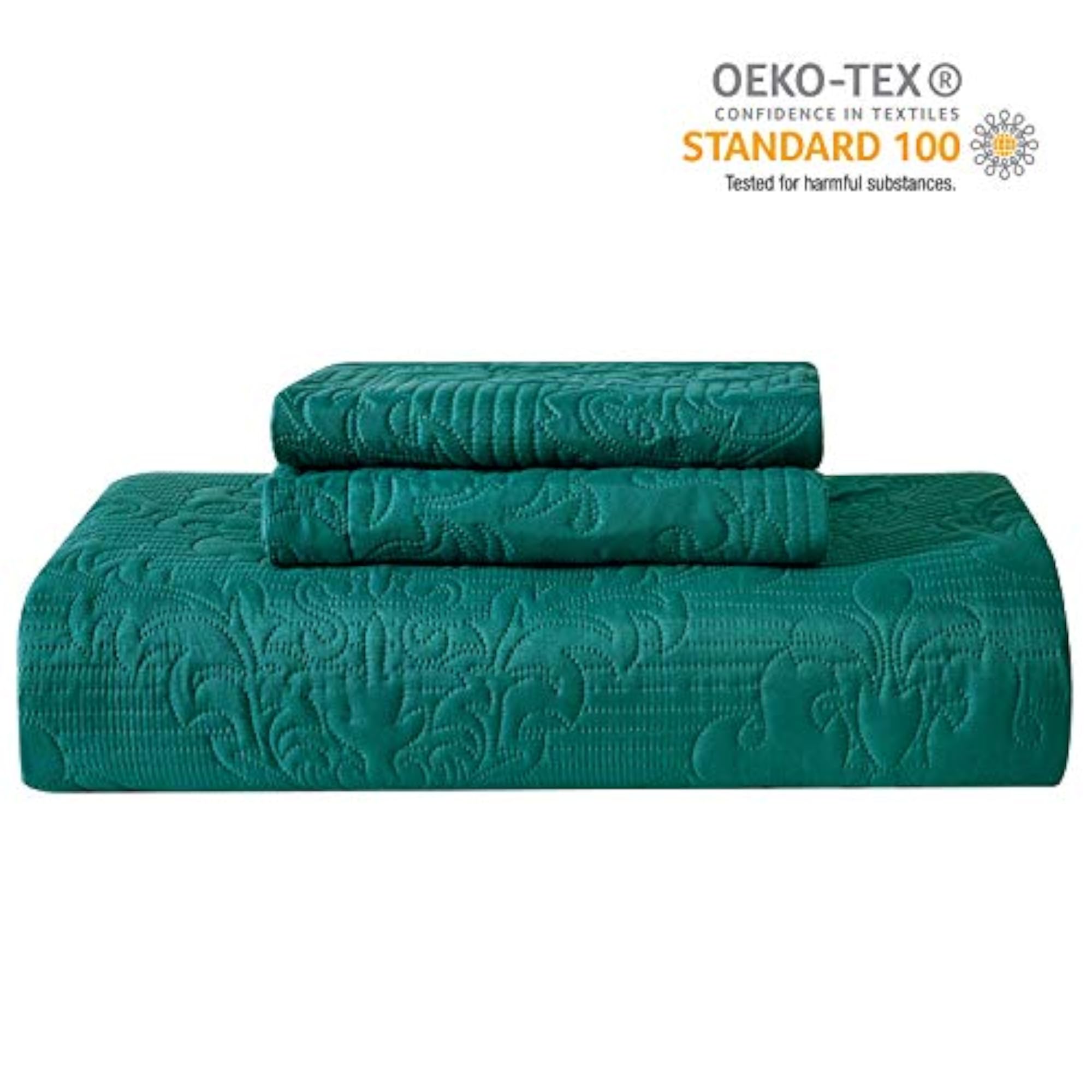 Lightweight Bed Decor Coverlet Set for All Season Use