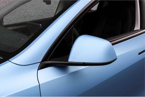 Image of WALLMATE Forsty Blue Car Sticker Self Adhesive Bubble Free Vinyl Wrap for Car, Scooty, Cycle, Bike and Other Vihicle Interior & Exterior Decoration (Frosty Blue Metallic, 20X120 in)