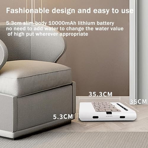 FHRKA Máquina de Limpieza de Suelas de Zapatos Totalmente automática, succión de 1000 PA, Limpieza rápida en 5 Segundos, para hoteles y hogares. - imagen 7