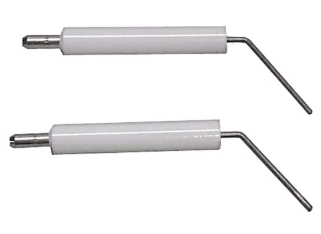Électrode d'allumage inclinée haute durabilité, pack de 2 unités isolées en céramique