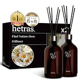 【公式】hetras ヘトラス プレミアム 大容量 ディフューザー Daisy デイジー お花の香り500ml 2ea 2個入り セット ルームフレグランス リードディフューザー アロマディフューザー 香り インテリア