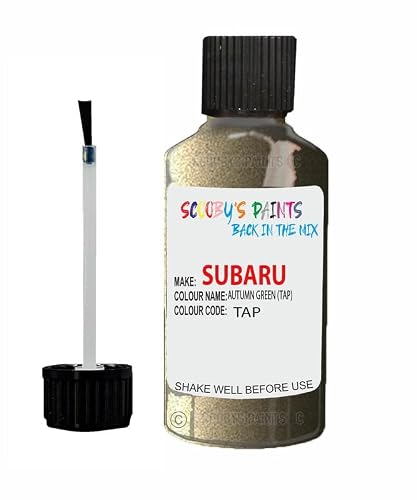 Scoobys Paints Back In The Mix Autumn Green Touch Up Paint For Subaru Tap Metallic