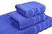 PROMIC 100% Quality Cotton Bath Towel Set, 6 Piece Includes 2 Bath Towels, 2 Hand Towels, and 2 Washcloths – 500GSM, Highly Absorbent and Softness, Fade-Resistant, Blue