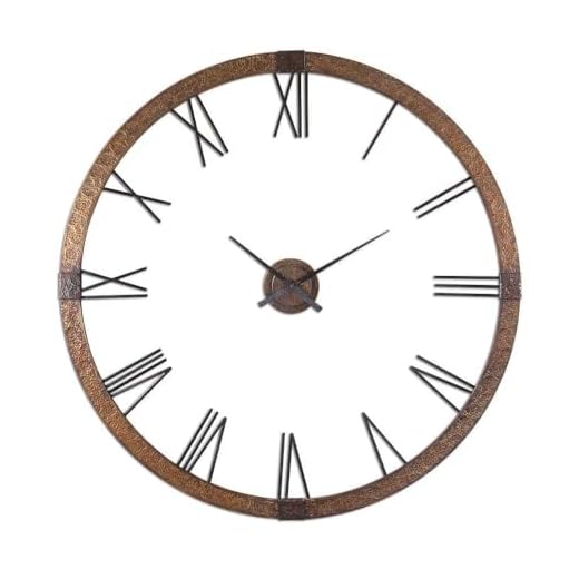 Uttermost Amarion 60" Wide Oversize Wall Clock