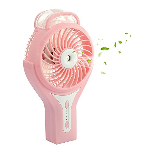 Ehomely USB Handheld Mini Misting Fan Personal Cooling Humidifier Portable Air Conditioner with Rechargeable Battery, Heat Stroke Prevention