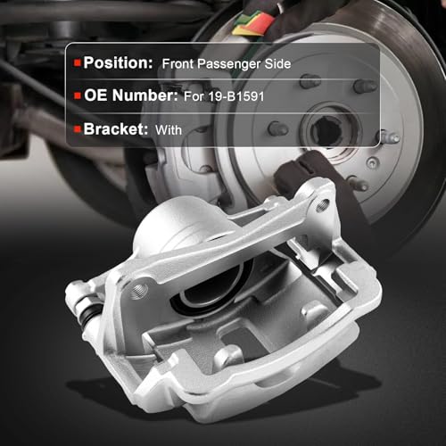 Image of cciyu Front Right Brake Caliper Assembly w /Bracket 19-B1591 For Geo For Prizm 1.6L 1993-1997,For Toyota For Corolla 1.6L 1993-1997,For Toyota For Corolla 1.8L 1993-1997