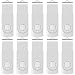 Enfain Bulk USB 2.0 16GB USB Flash Drive Jump Drive Thumb Drive Pen Drive Memory Stick White 10 Pack