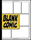 Blank Comic: Create Your Own Comics | Bank Graphic Novel | Blank Comic Book Draw Your Own Comic Strips for Teens Kids and Adults with 110 Variant ... Binding | Manga Template | Empty Anime Book