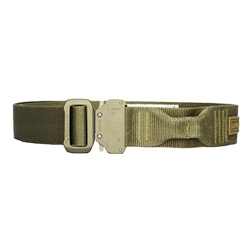 Fusion Tactical Military Police Riggers Belt Coyote Brown Large 38-43"/1.5" Wide #TOP4