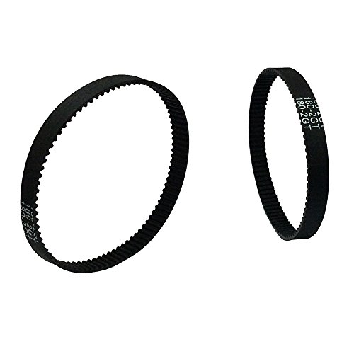 Bemonoc 2Gt Timing Belt 180-2Gt-6 Rubber L=180Mm W=6Mm 90 Teeth In Closed Loop For 3D Printer Pack Of 10Pcs #TOP4