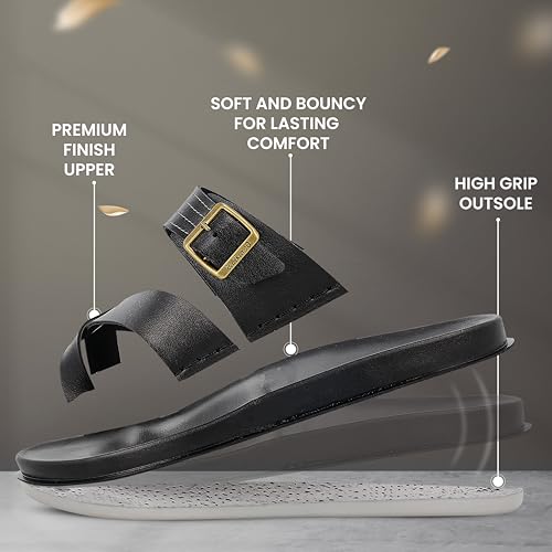 Image of WALKAROO Comfort Sandal For Men's|CloudStep Dual-Density PU Sole - Ultimate Comfort|Stylish Casual Wear|WE1353