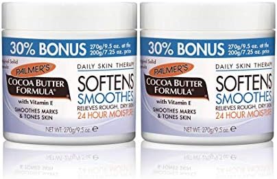 Palmer's Cocoa Butter Solid Formula Bonus Pack [FREE  30% EXTRA] | 2 x Solid Formula Jars - 270g