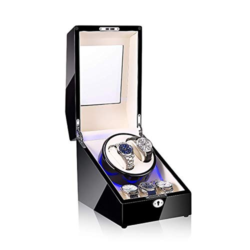 Tiradores de reloj automáticos premium con motor silencioso y luz led para coleccionistas
