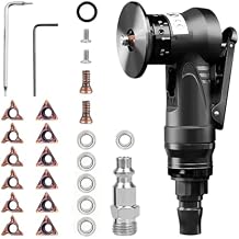 Mini Pneumatic Chamfering Machine, 45 Degree Air Chamfer Deburring Tool Portable Handheld Air Chamfer Tool Air Chamfer Tool Deburring Tool for Trimming, Chamfer Deburring 2 In 1