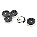 Uxcell a14061600ux0006 B103 16x2mm 10K Ohm Double Dial Taper Wheel Duplex Potentiometer (Pack of 5)
