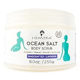 Ocean Salt Body Scrub, Handcrafted scrub with Lavender oil, Scrub with Essential Oils, Detox body sc