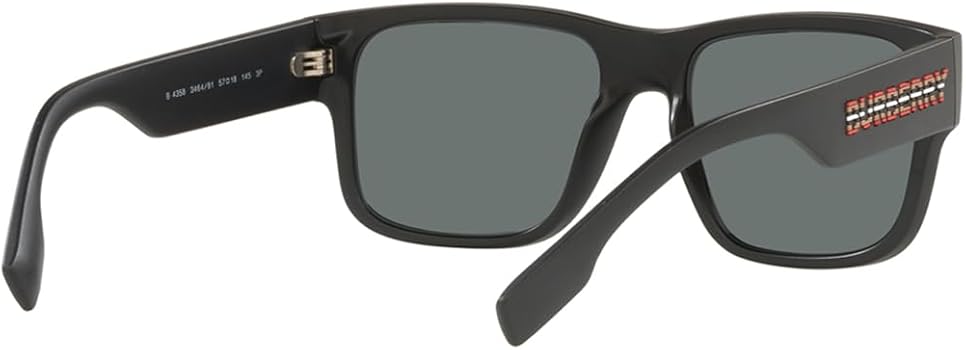 BURBERRY Sunglasses BE 4358 346481 Knight Matte Black Polar Dark