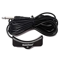 The pickup of curvature design, no need to drill hole,just directly install in guitar soundhole suitable for 38"39"40"41"inch acoustic and classic guitar High-sensitive and low-noisy pickup A quick and easy way to amplify your guitar's sound Can also...