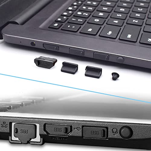 Usb Port Caps, Silicone Anti Dust Cover Laptop Port Protection Stopper For Usb Type-C, Headphone Port, Hdmi Total 20Pcs #TOP4