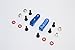 Aluminum Servo Mount (M3 Thread, Length 8.5mm) - 2Pcs Set Blue