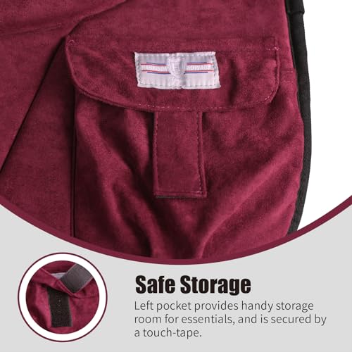 Image of Harrison Howard Ergonomically Designed Correct Bareback Pad with Side Pockets Extra Thick Center for Maximum Support Anti-Slip Bareback Pad Comes with Matching Girth