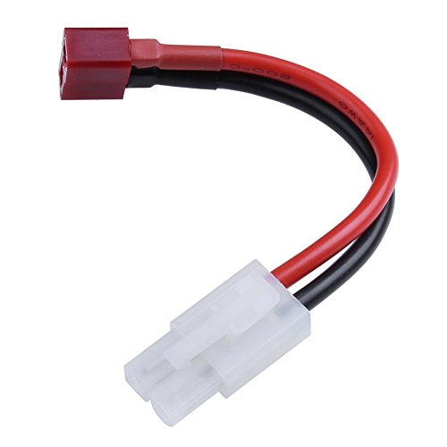 Adaptador Conector T-plug Hembra a Tamiya Macho con Cable 5cm 5 unidades miniatura 5