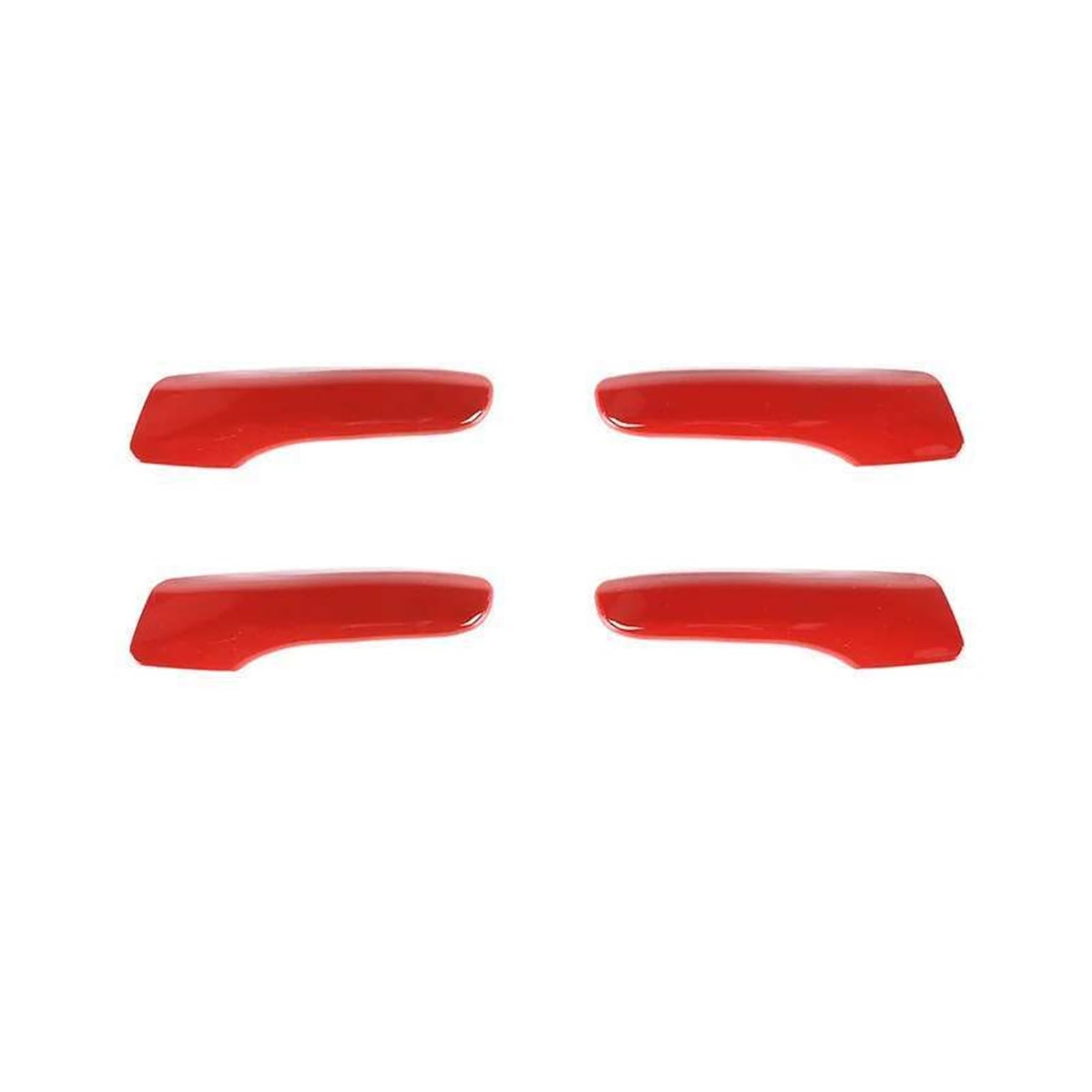 Interior Trim for Dodge for Charger for Chrysler 300C 2011-2022 Car Inner Door Handle Decoration Cover Stickers Cover Trim Sticker(Red)