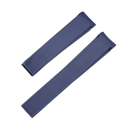 Bracelet de montre 22mm en caoutchouc étanche pour le sport et la mer