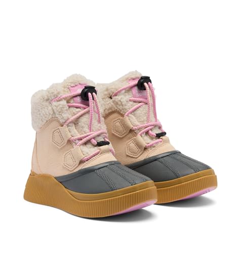 Image of Sorel Youth Out N About IV Chillz Waterproof Boot, Pearlescent /Gum 16, 2