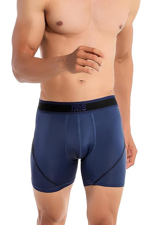 Image of TRYB Sports Underwear for Men | Stretchable Active-H Trunk Semi Compression Shorts | Trunks for Running & Gym Workout | Quick Dry, Breathable & Anti Chafing | Sports Innerwear Boxers