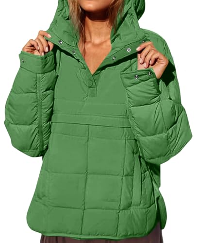 Amazon.com: Fazortev Womens Oversized Puffer Jacket Quilted Dolman