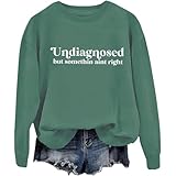 Photo Gallery maglietta unisex con scritta "but something ain t right sweatshirt, but something ain t right shirt, mental health, verde, 3xl Photo Gallery maglietta unisex con scritta "but something ain t right sweatshirt, but something ain t right shirt, mental health, verde, 3xl