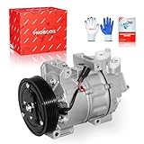 PHOBOOS A/C Compressor with Clutch Compatible with Nissan Altima 2007-2012 Gas L4 2.5L, Sentra 2007-2012 Gas L4 2.5L, Fast Cooling, Low Noise, Ref. CO-10886C【Does Not fit Hybrid models】