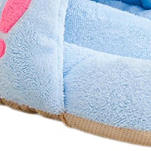 Lit douillet chien chat lavable : matelas moelleux en coton PP taille L pour couchage animaux chaud