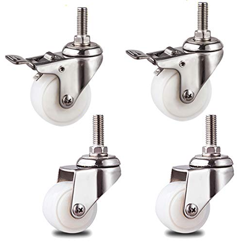 Roulettes de meubles anti-rayure et charge 105 kg