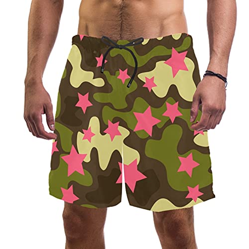 Bañador para hombre de camuflaje XXL con 2 bolsillos prácticos para natación
