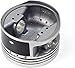 MOTO1988 348cc Engine 83mm Cylinder Piston Ring Top End Rebuild Kit For YAMAHA Warrior 350 Raptor 350 Grizzly 350 Big Bear 350 Bruin 350 Wolverine 350 Moto 4 1987-2011 (silver)