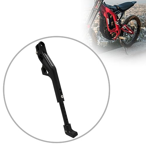 JFG RACING Sur Ron Kick Stand,Motorcycle Kickstand Parking Stand Side Support Stand Motorcycle Side Stand Parking Leg for Sur Ron Light Bee S/X Segway X160/X260-Black