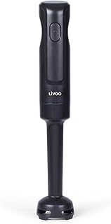 Livoo DOP213N Hand Blender, Stainless Steel, Black
