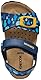 Geox B CHALKI Boy Sandal, Navy/Yellow, 27 EU