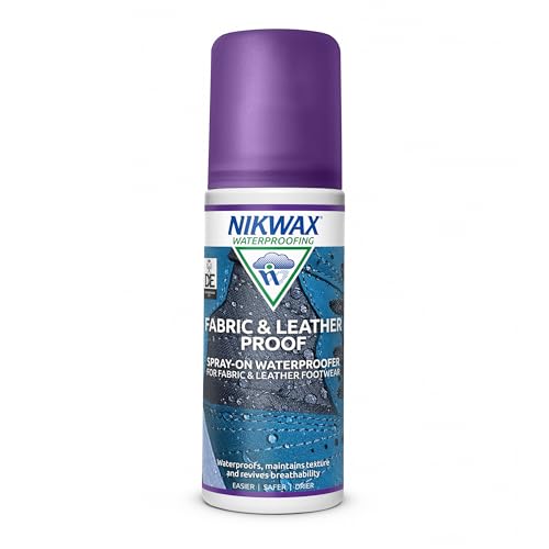 Nikwax Fabric and Leather Proof Spray-On, Waterproofer for Combination Footwear, Proofer (Neutral) - 125ml